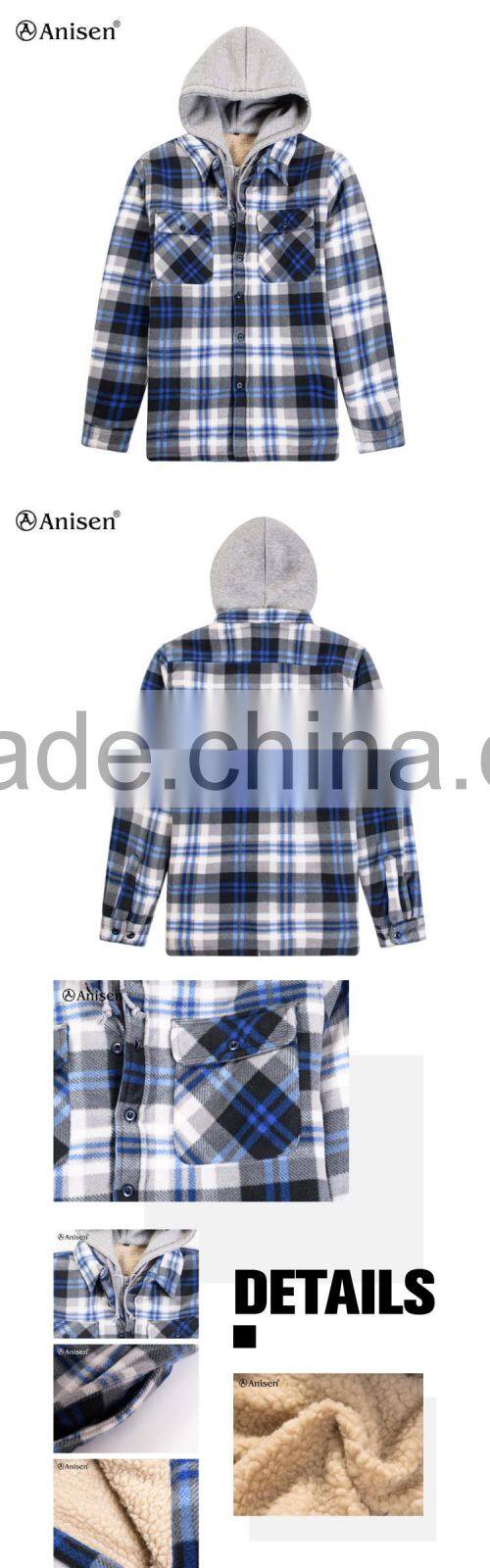 wholesale oem clothing custom plain fleece men jacket