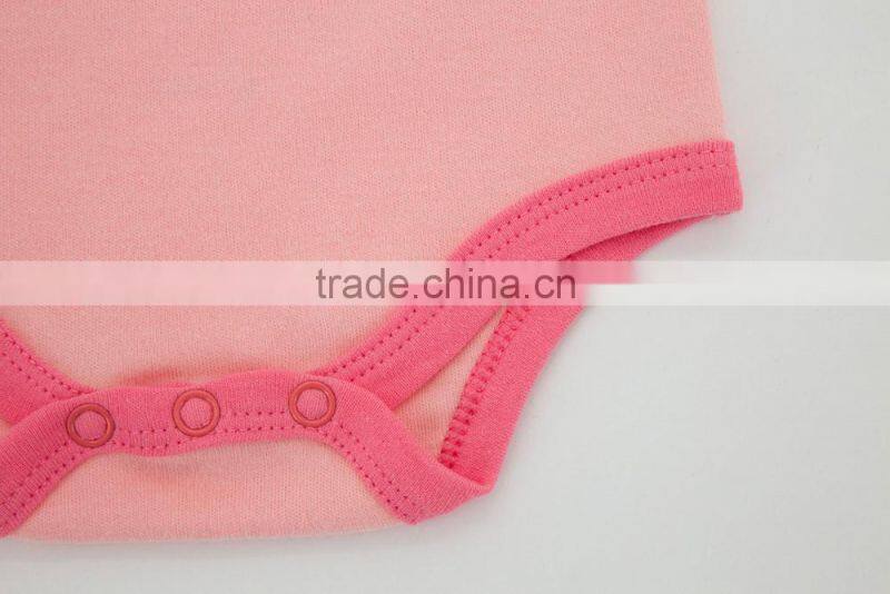 Fashion Fox Style Girl Rompers Short Sleeve 100% Cotton Newborn Baby Clothes Wholesale