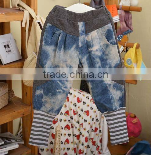 New Design Cheap brand name Jeans for kids