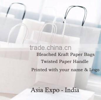 Kraft Paper Bag with Twisted Paper Handles