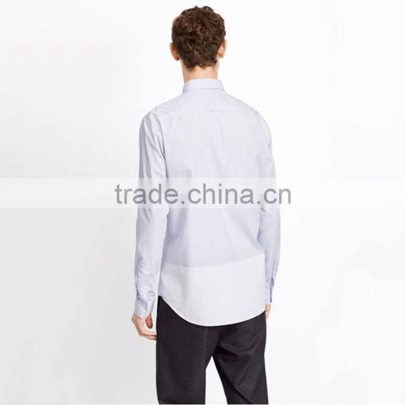 OEM manufacturer 100%polyester woven casual shirts for men italian