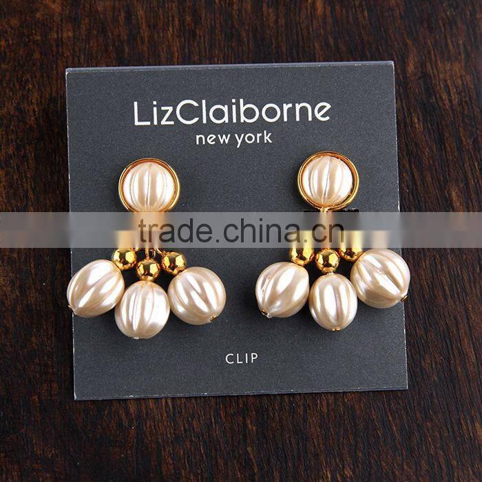 fashion pearl necklace bracelet earring sets, elegant woman peartl jewelry set, high quality costume jewelry