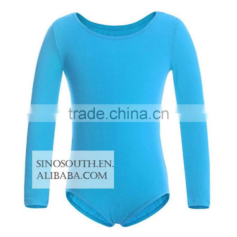 2017 Wholesale Kids Girl's Dance long sleeve toddler leotard gymnastics
