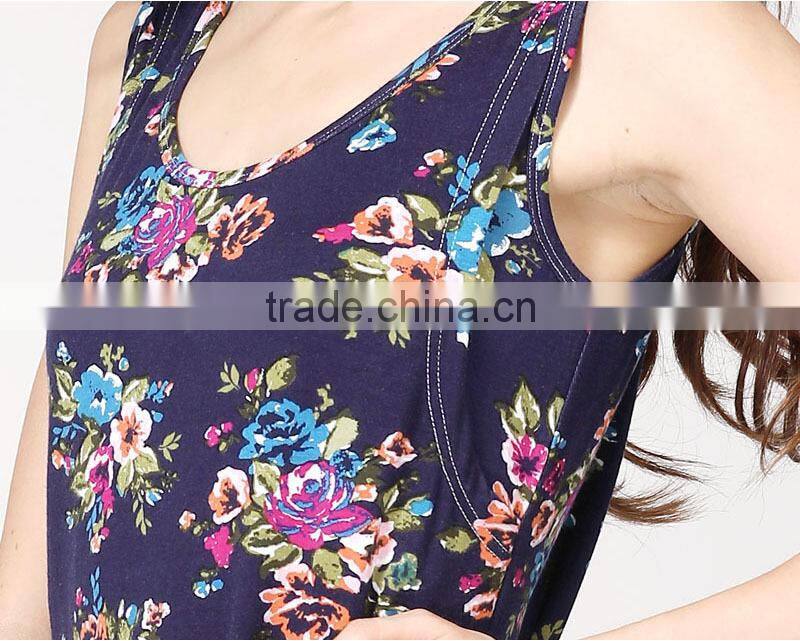 2017 MAMALOVE New Sleeveless Cotton Floral Maternity Clothes Breastfeeding Dress Women Pregnant dress