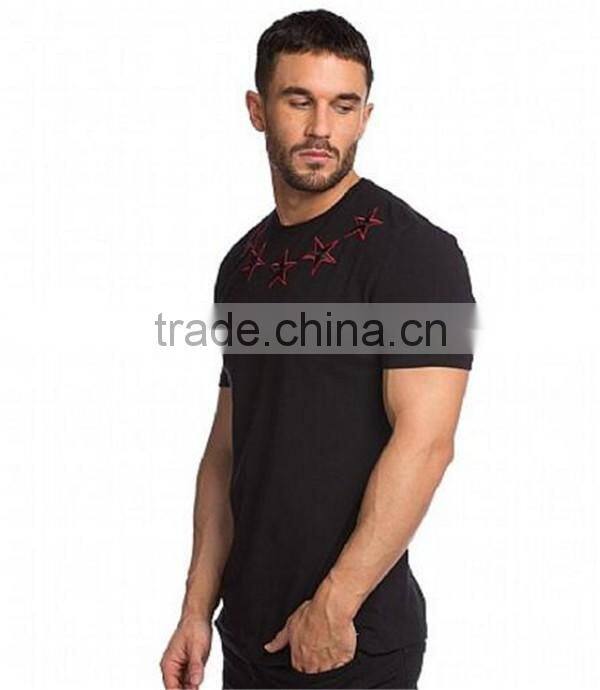 Wholesale china brushed cotton mens custom tshirts