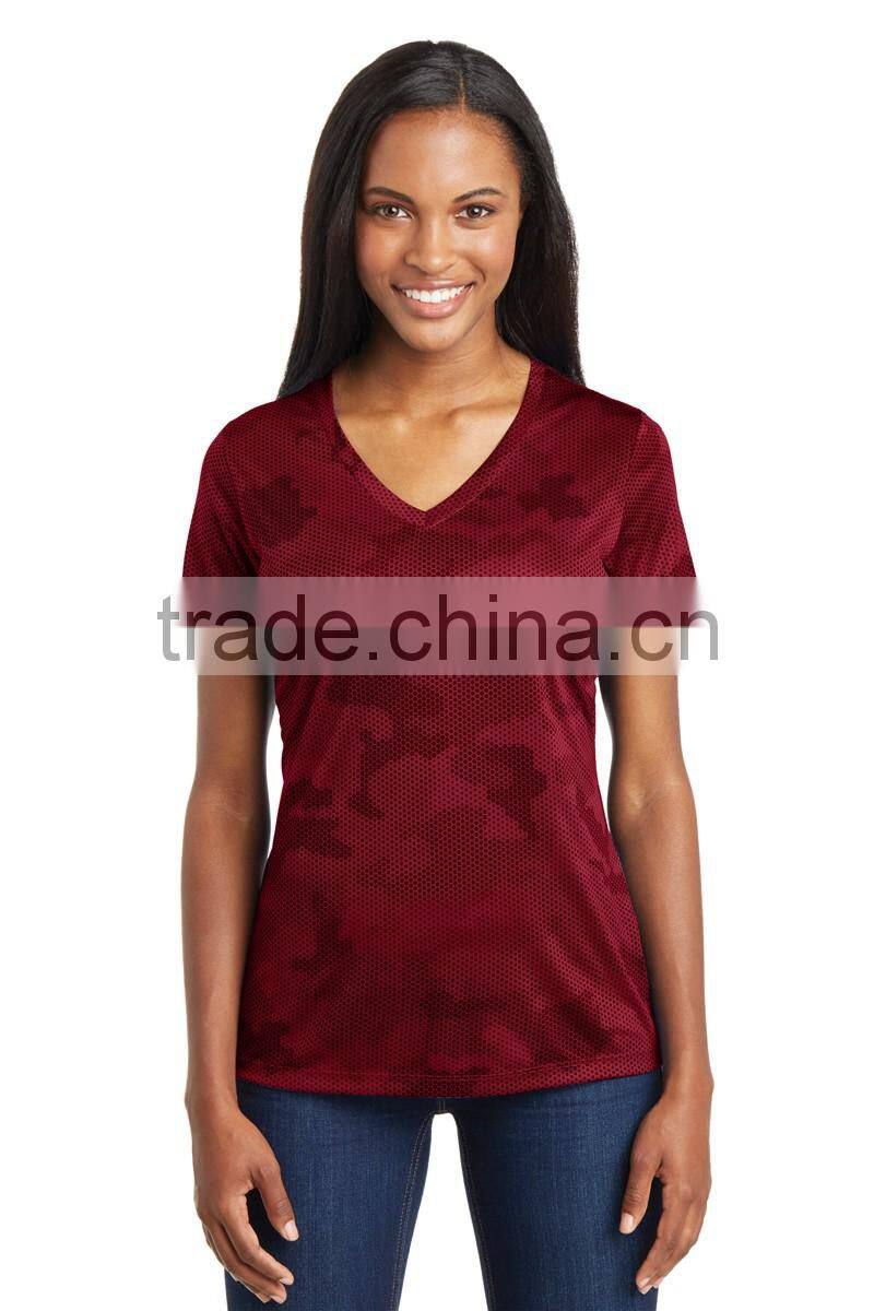 drifit camo t shirt, Polyester V-Neck Short Sleeve t shirt