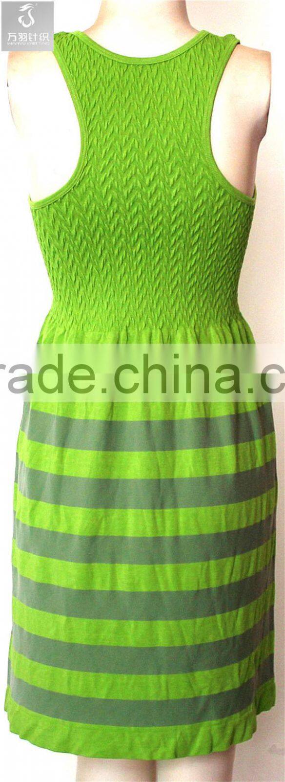 Fashion sleeveless knitted dress for African women