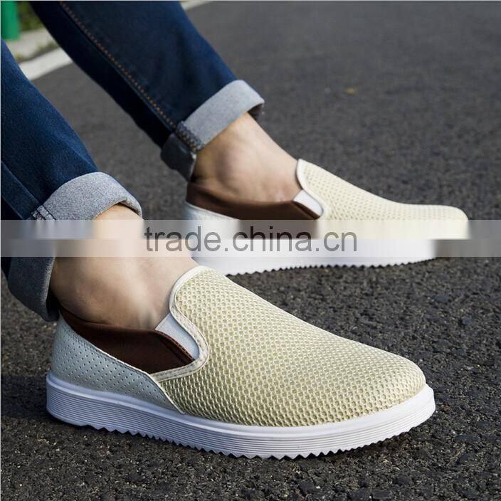 Fashion Men Slip On Shoes Without Lace, Flat Men Shoes