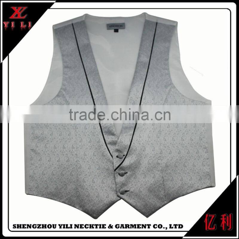 2015 new design style waistcoat for success man