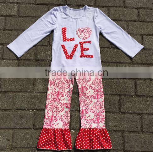 2016 Top sale Easter outfits girls boutique clothing spring persnickety remake pink rabbit baby clothes girls clothes