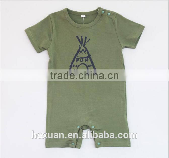 hot sale boutique baby clothes Summer baby boys 100%cotton short