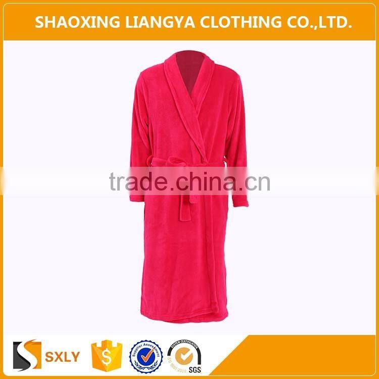 Soft Plain Fleece Hotel And Home Bathrobe Dropshipping Cloth Wholesale