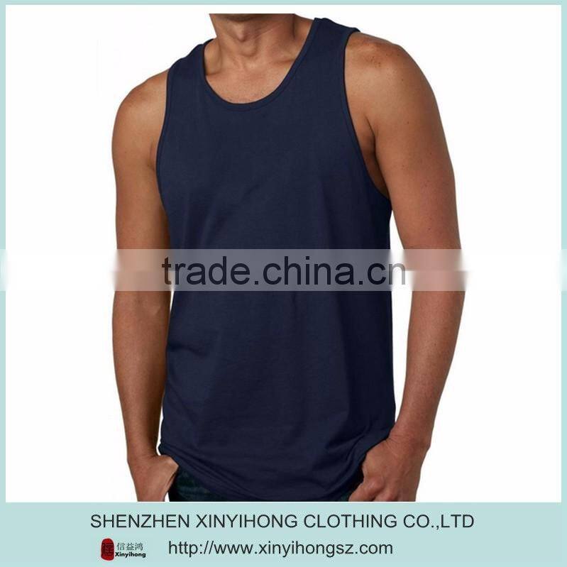 anti-pilling fade & shrink-resistant mens gym tank top wholesale