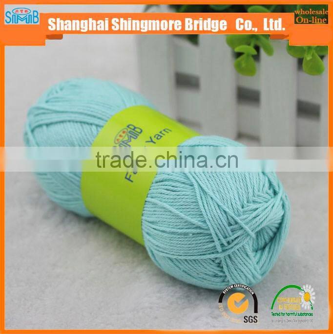China OEKO cotton yarn manufacturer direct sale eco-friendly cotton knitting yarn in low price