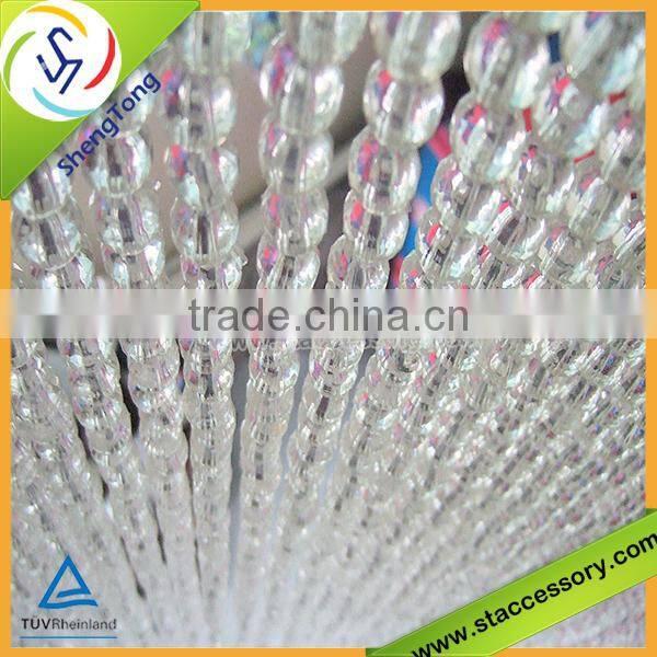 2015 popular wholesale plastic pearl bead curtain
