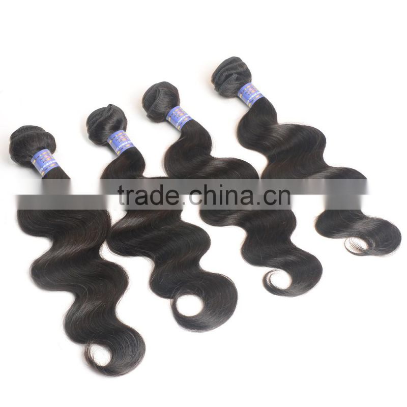 100% human hair,body wave hair weft