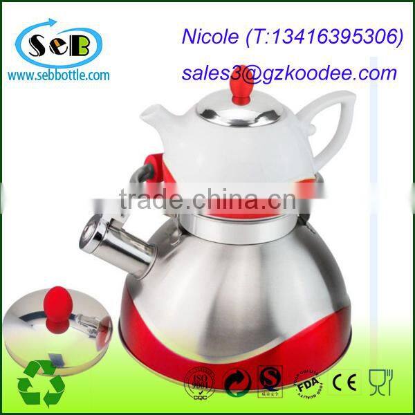 Stainless Steel Tea Kettle with Copper Capsule Bottom