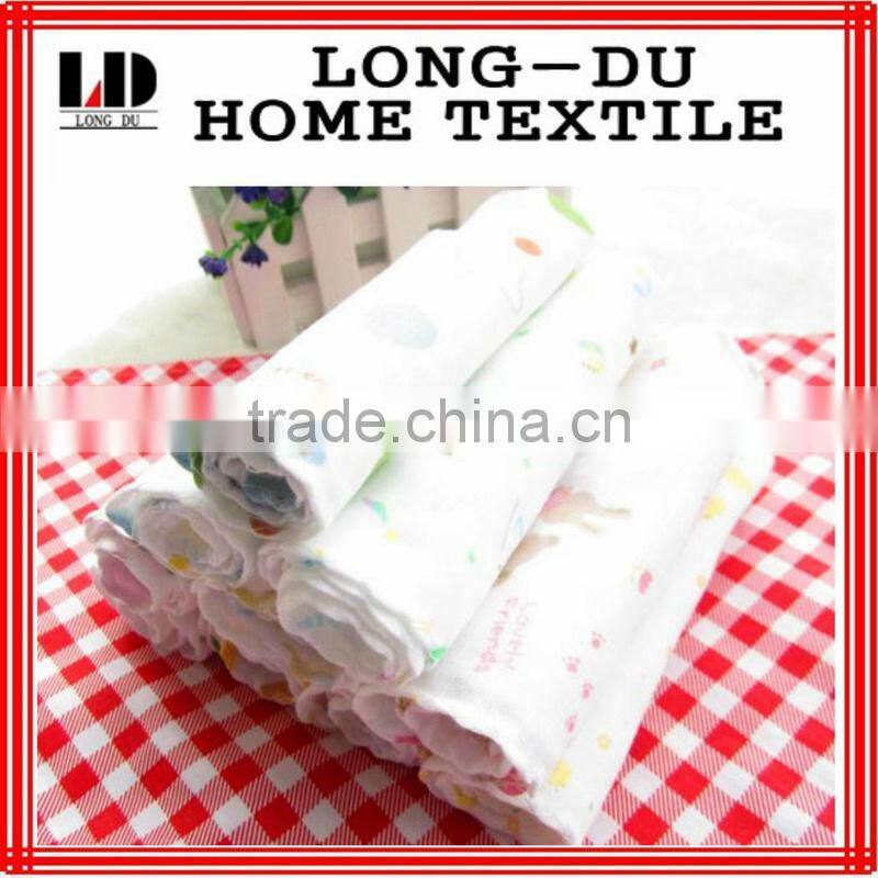 multi styles printed cotton gauze handkerchief