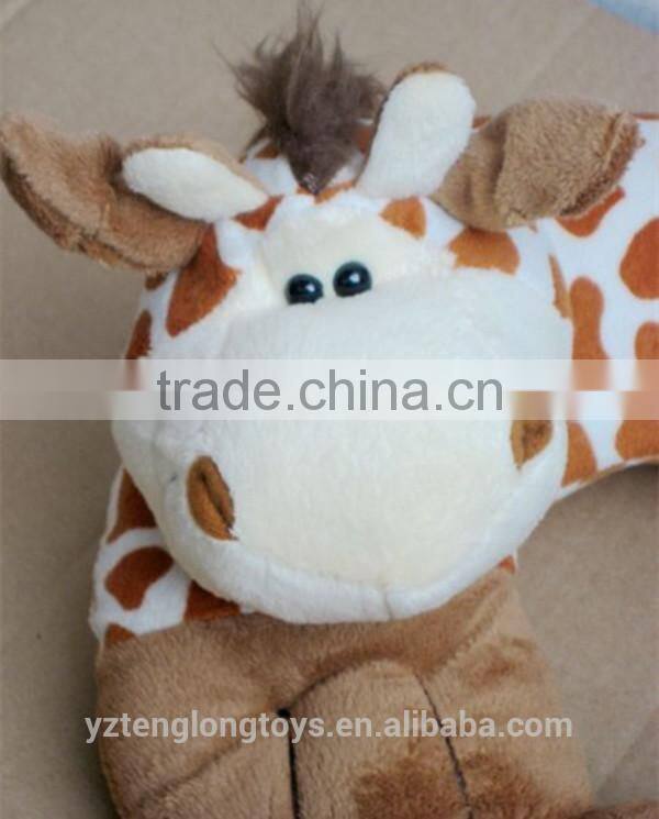 Cute animal neck pillow lion head u shape pillow