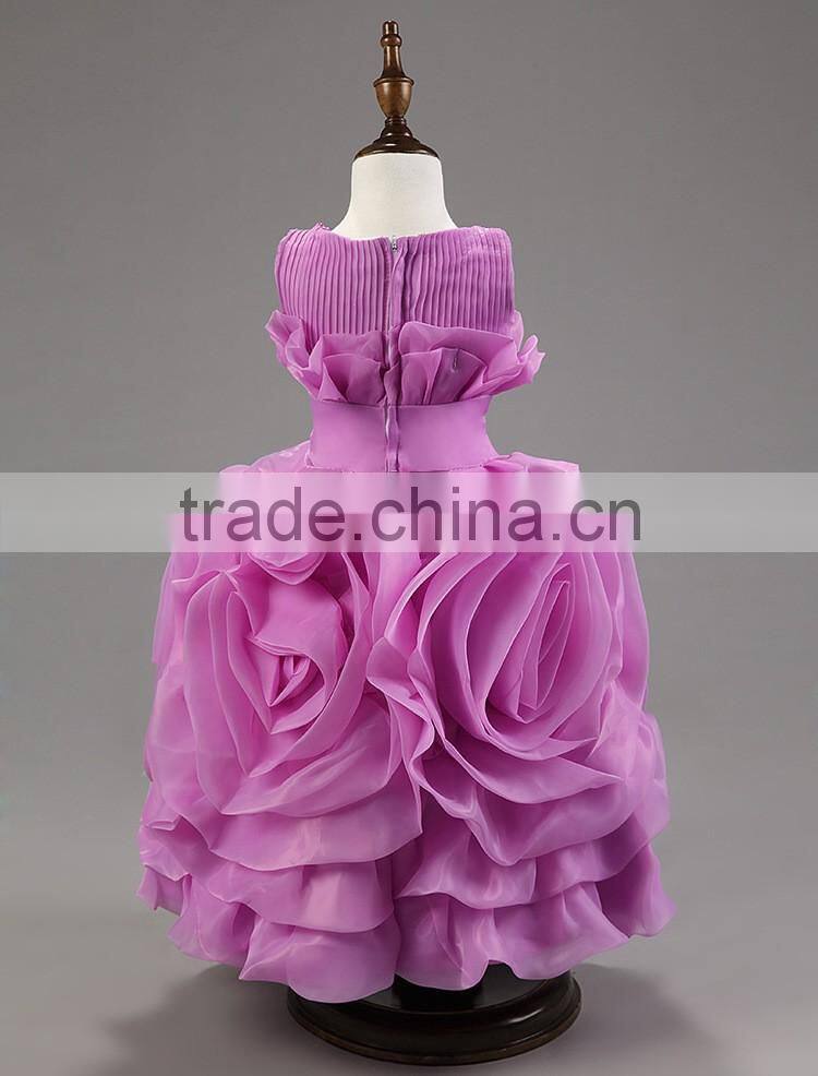 Wholesale softtextile baby girl wedding dress