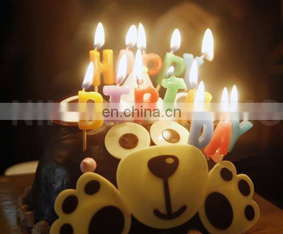 toothpick letter candle set/ pick candles