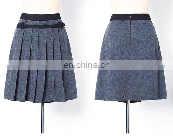 New Fashion A-Line Skirts, Grey Pencil Skirts, Pleated Skirts