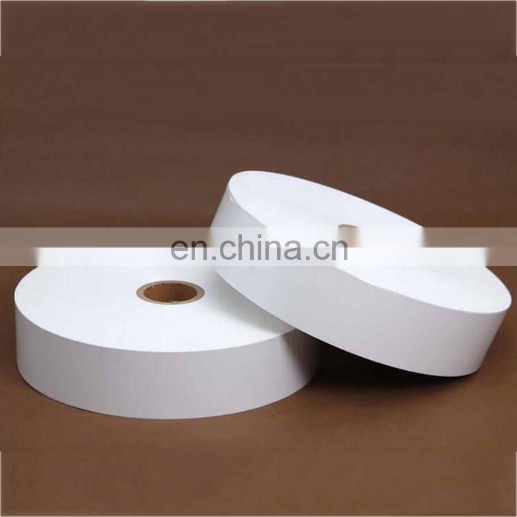 Factory price environmental friendly white plastic bopp pearlised film for hotel/food packaging