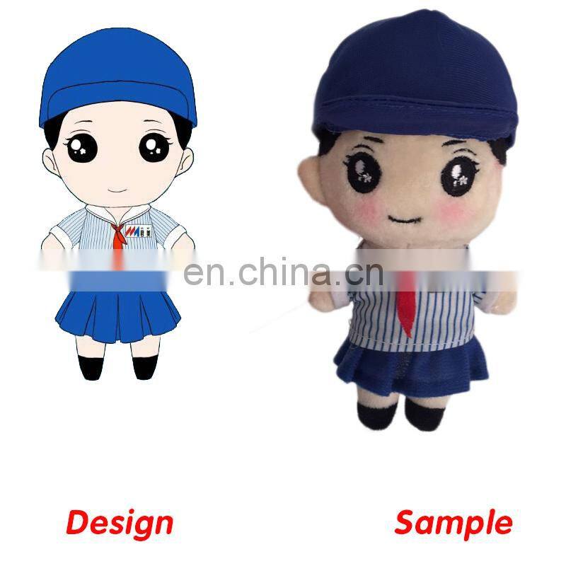 Welcomed Custom Cartoon Character Soft Toy Doll Oem Plush Toys
