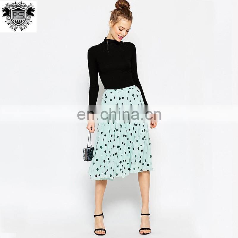 2016 Latest long skirt design oem jersey maxi tie dye grey knitted skirt