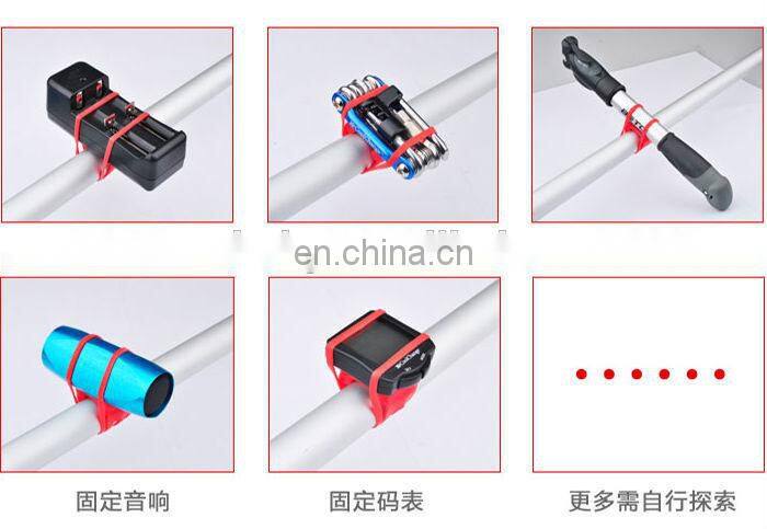 Bicycle Silicone Bandages Mtb Bike Tie Strap