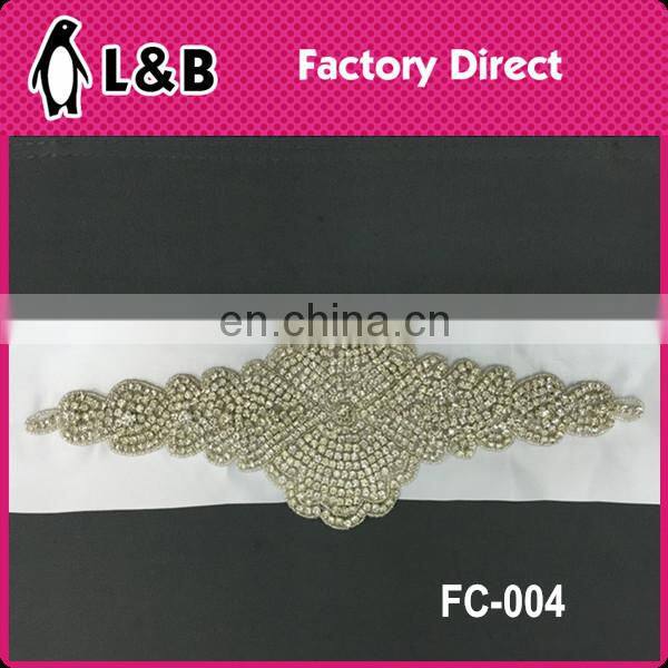best selling crystal rhinestone belt for wedding dress