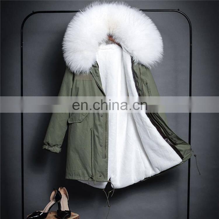 New arrival fur parka parka for women with great price
