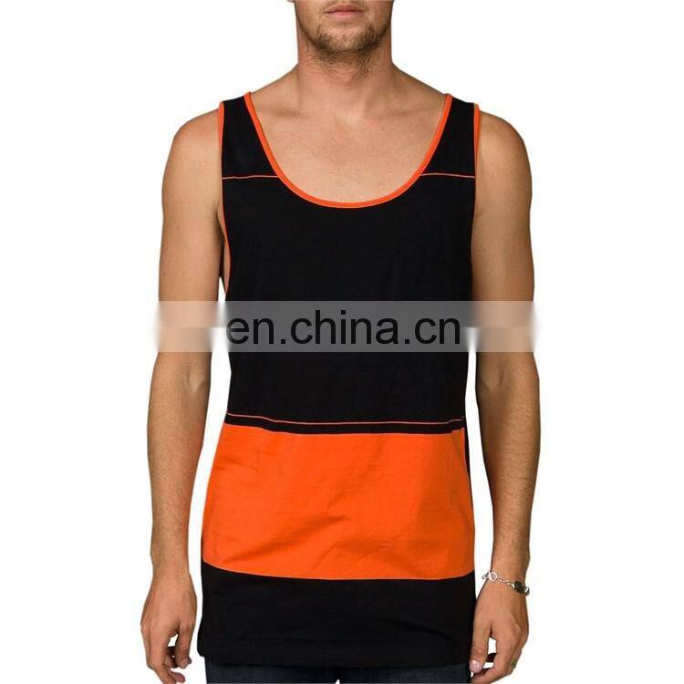 the latest design men fitness vest plain cheap design pocket tank tops for men