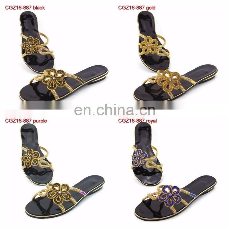 crystal slipper italian ladies shoes cheap ladies slipper