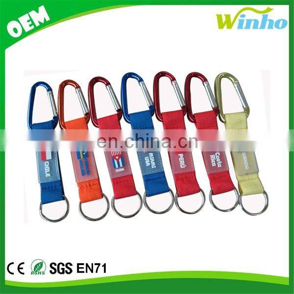 Winho Short strap key ring with carabiner