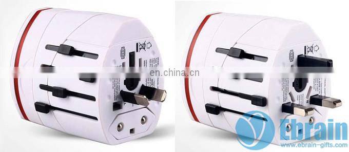 World Travel Buddy 2-Pole Promotional Adapter and USB Charger