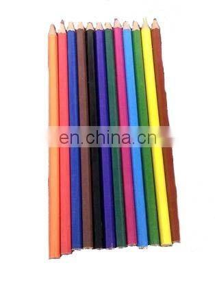2016 Hot Sale Super Quality 7" hexagonal Plastic Colored Pencils 12pcs set