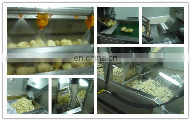 High Quality Auto Potato Chips Making Machine Potato French Fries Line