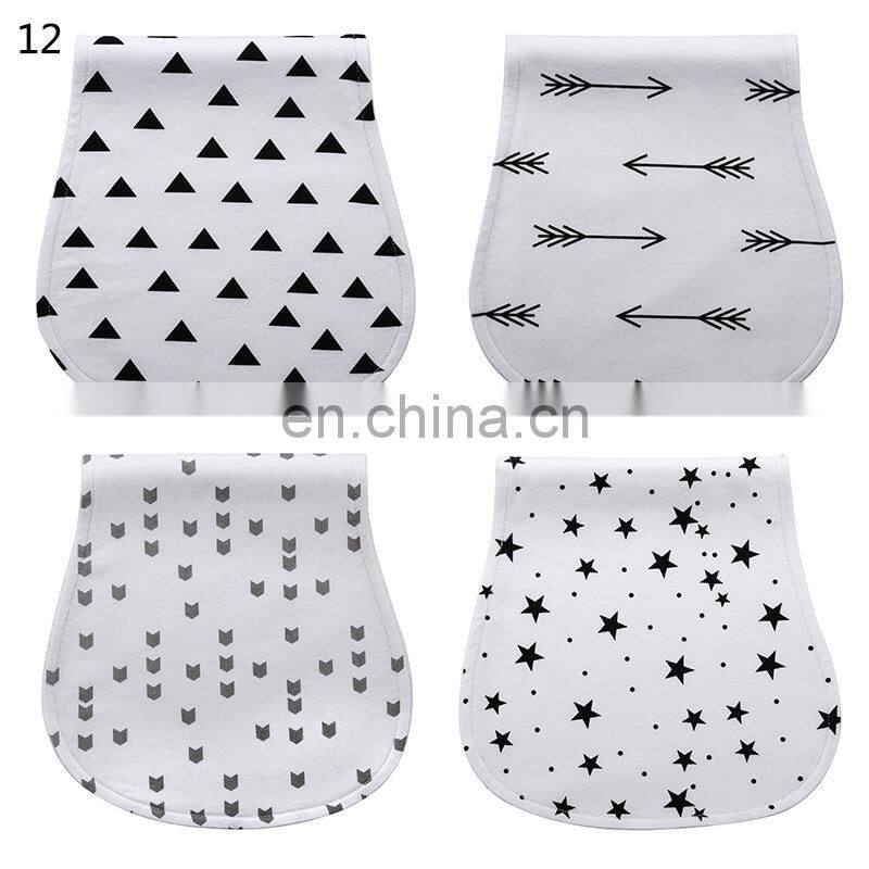 Organic Cotton Bamboo Flannel Muslin Bib Baby Burp Cloth for babies