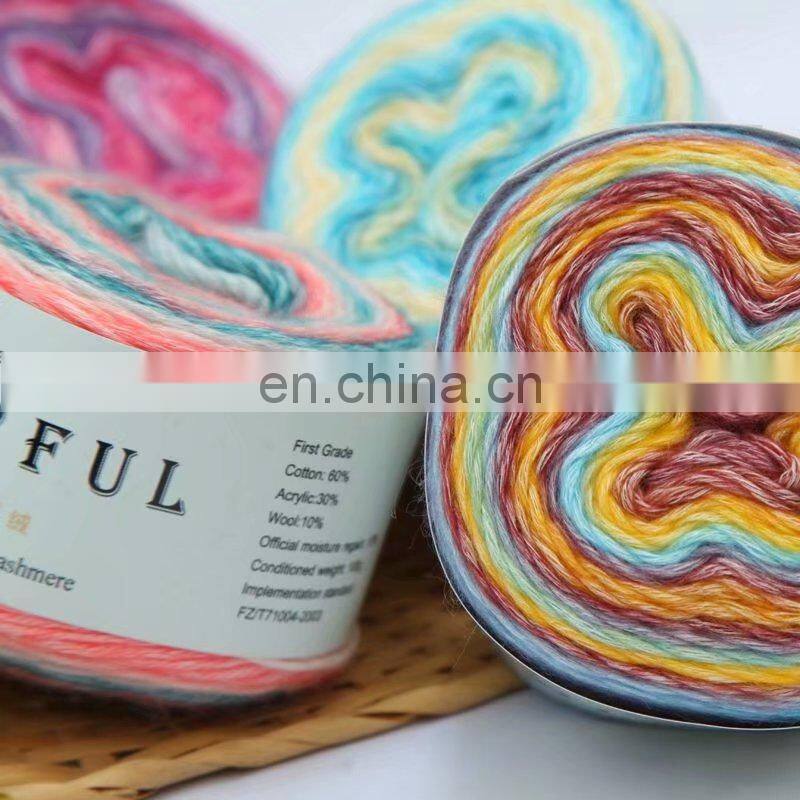 new style cotton /acrylic blend yarn for weaving and knitting