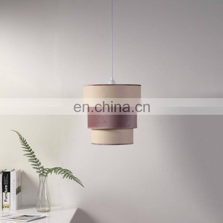 Nordic style living room decoration hanging indoor pink pendant lamps for home decor