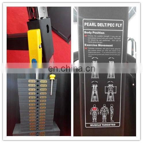 Precor Professional China Fitness Exercise Complete Gym Equipment Price Training Body Building Machine Names PEARL DELT PEC FLY