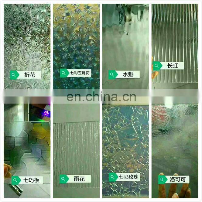 3.5mm Acid Eteched Patterned Glass With Cheaper Price