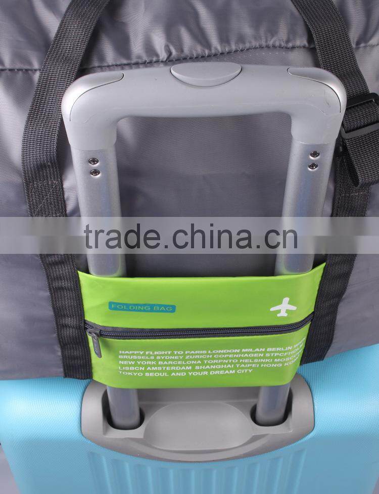 Waterproof Foldable Super Lightweight Large Capacity Storage Luggage Bag for Travel Camping, Sports Gear or Gym, Can Attach on t