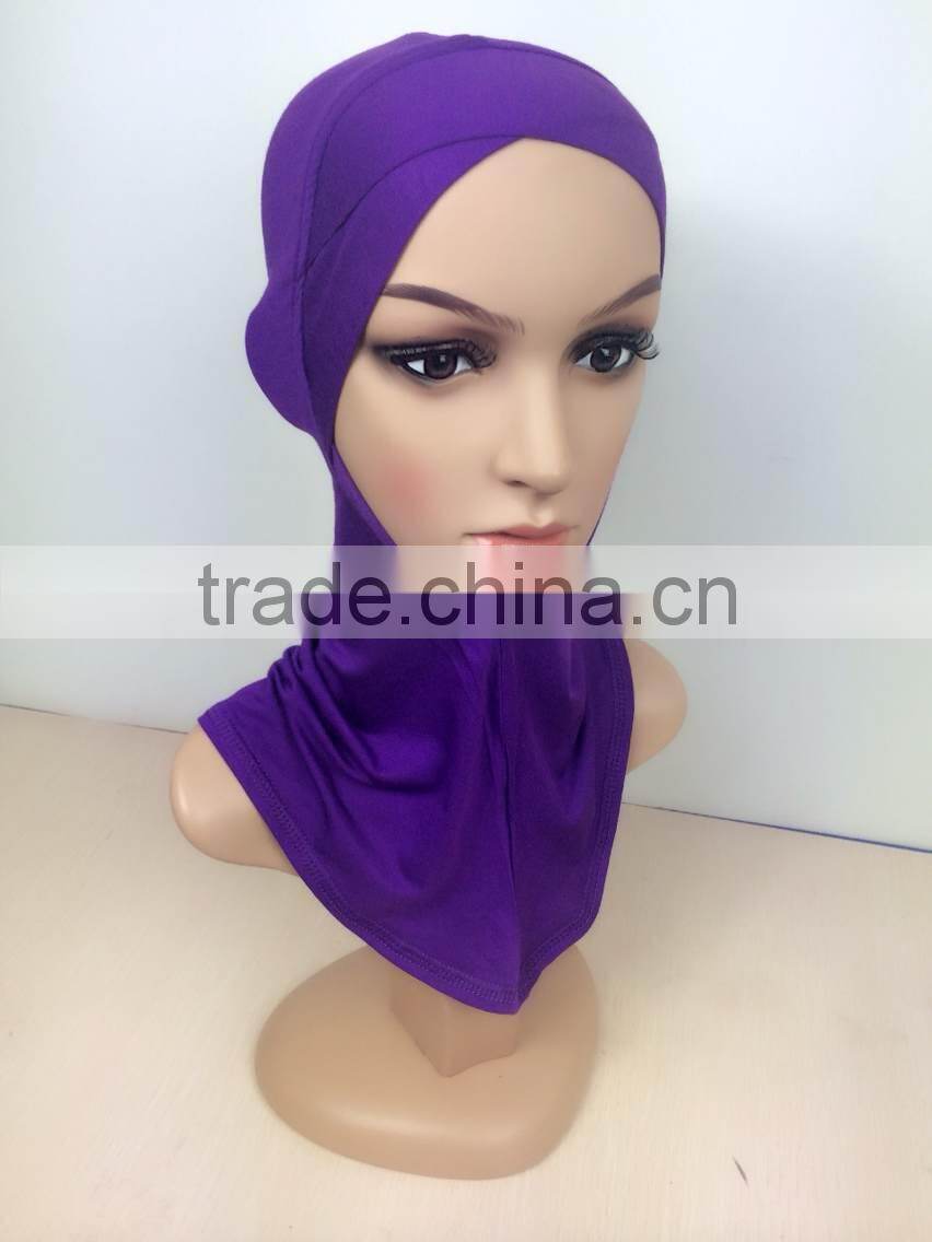 U015 fashion Cover the chin crossover islamic underscarf