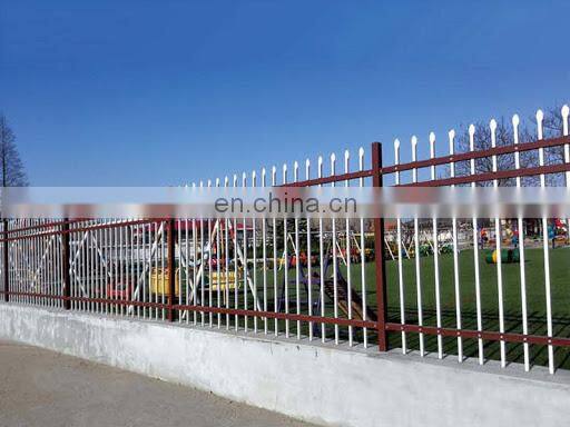 Zinc Coating High Security Steel Palisade Fence Galvanized Steel Fence