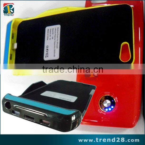 2800mA/h emergency mobile charger for iphone 5