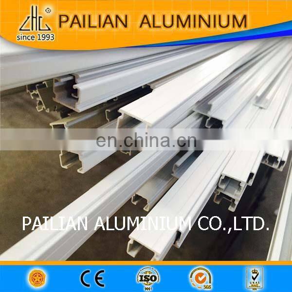 Vintage home decor aluminium profile ,wood texture aluminium pole,wood grain aluminium curtain rob OEM