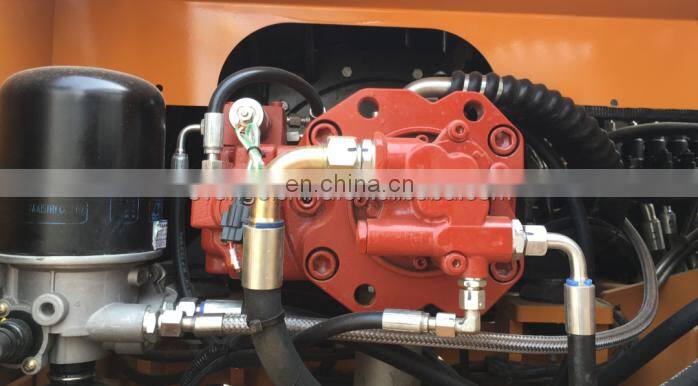 China Shandong factory price 13 ton wheeled excavator LX135-9A with standard 0.6m3 bucket