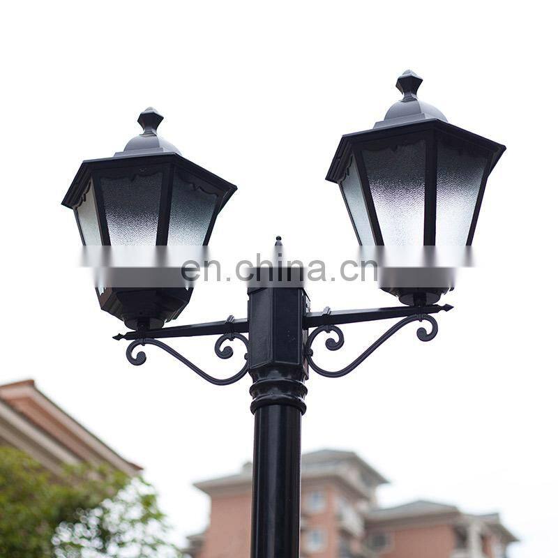 Modern pathway landscape post top street lamp 3m 30w outdoor led garden lighting pole lights fixtures